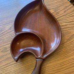 Mcm Large Monkey Pod Leaf Bowl
