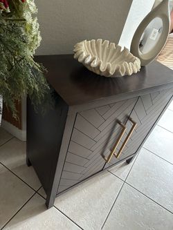 Godehart Accent Cabinet Dark brown color $80