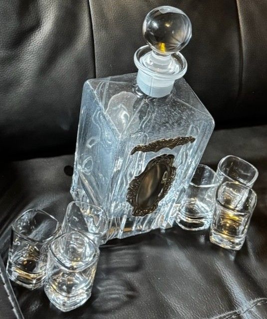 Decanter Shot Glass Set Pitcher And Glasses
