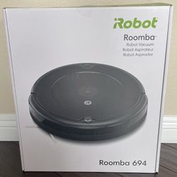 *BRAND NEW* iRobot Roomba 694 Robot Vacuum-Wi-Fi Connectivity, Personalized Cleaning Recommendations, Works with Alexa