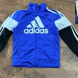 Adidas Toddler Youth Full Zip Jacket Unisex Boy Girl 4T