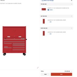 Very lightly used Matco Toolbox 