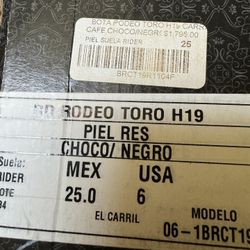 Bota Rodeo 
