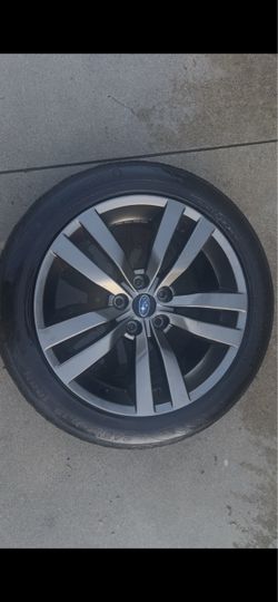 2016 Subaru WRX limited wheel and tire