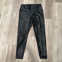 Faux Leather Black Leggings