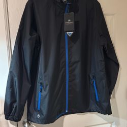 New STORMTECH   1XL-2XL Black Windbreaker Waterproof Breathable 