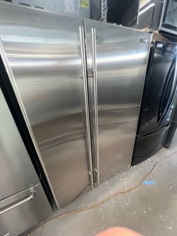 Subzero 48”side by side Door Refrigerator Stainless Steel