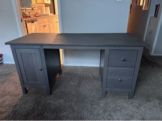 IKEA HEMNES Desk 61” x 25” Dark Grey Brown