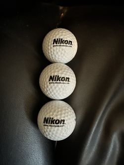 3 Nikon Branded Top Flight Golf Balls