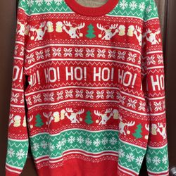 Christmas Sweater Holiday Knit Pullover Sz. M