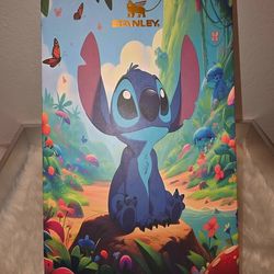 40oz LoveShackFancy Stanley Tumbler – Sunrise Stitch