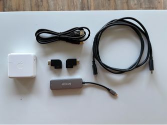 Apple 67W MacBook Charger + USB-C Hub + HDMI Accessories Bundle