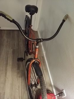 Orange Cruiser Bicycle
