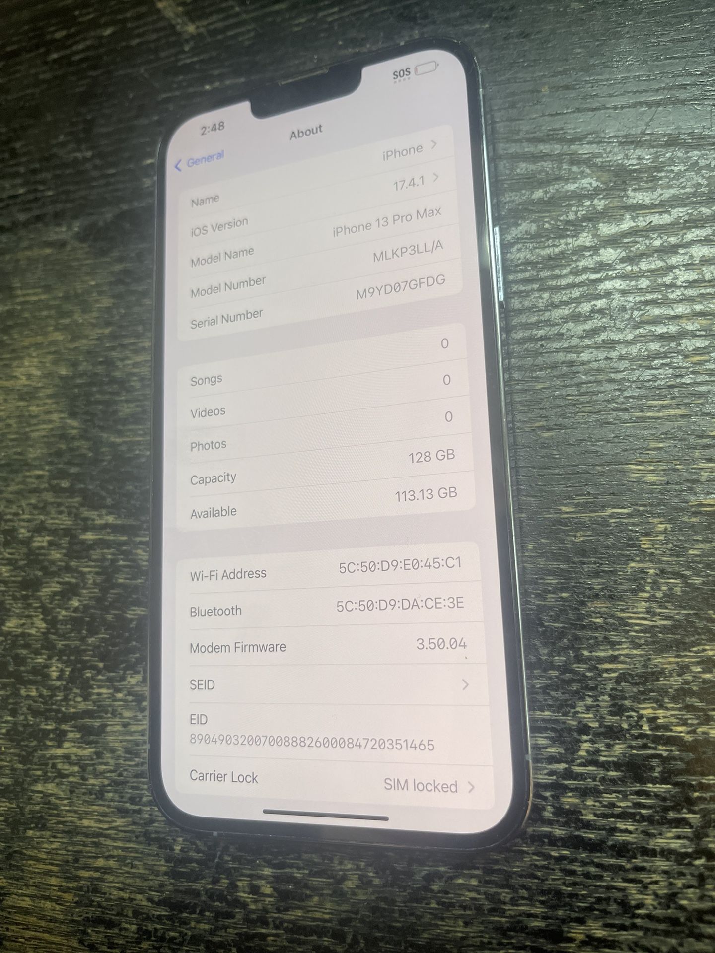 Apple iPhone 13 Pro Max 128GB T Mobile Carriers