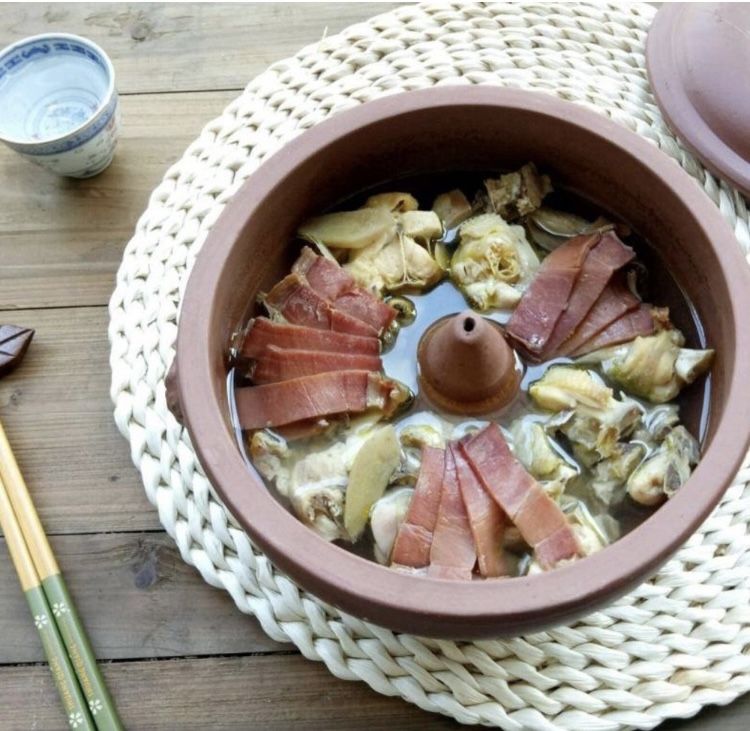 Vintage Chinese Stew Steamer Pot YUNNAN Qigue Cook Pot Yixing ZISHA 3QT