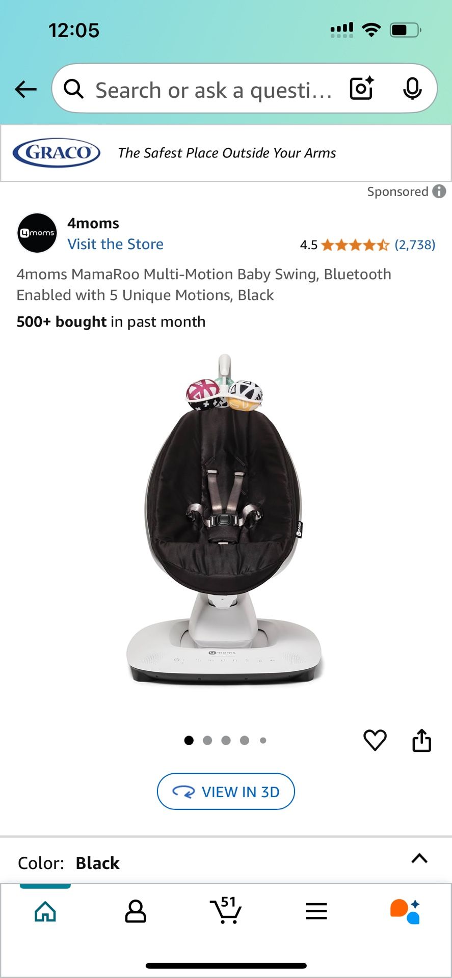 4moms baby swing