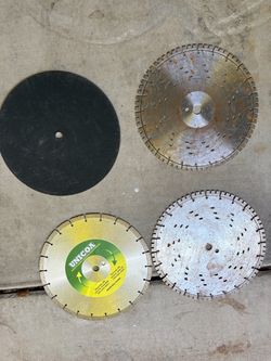 Used and new blades