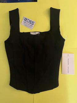 Cute black corset style top