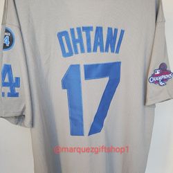 Men's Ohtani WS Dodgers Jerseys (XL)