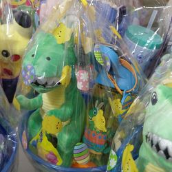 Dinosaur Easter basket