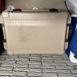 45 Quart Pelican Case Insulated Cooler W/ Basket