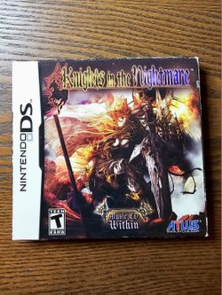 Knights in The Nightmare Special Edition Complete with OST Nintendo DS