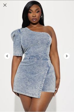 Denim Romper