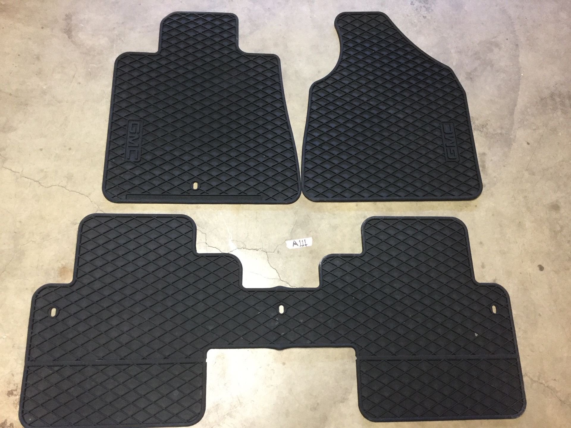 Genuine OEM GMC Acadia All Weather Floor Mats