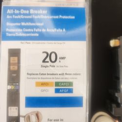 Eaton CH-20 Amp All-in-one Breaker (AFCI/GFCI)