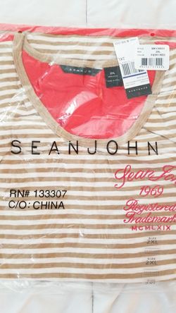 2XL Sean John short Sleeve Shirt New with Tags