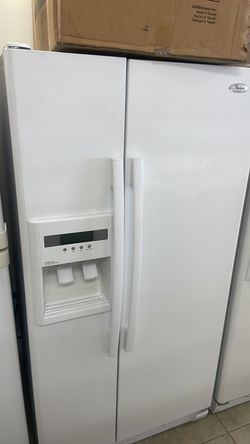 Whirlpool refrigerator side by side