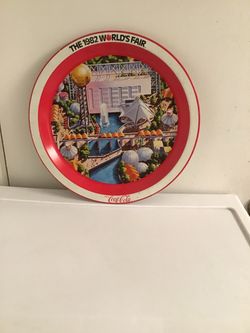 Coca-Cola "1982" World's Fair Serving Tray...(12" Inches)...