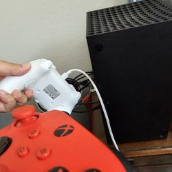 Xbox Series X with Two Controllers + Games