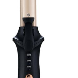 Ruiqas Mini Cordless Curling Wand Rechargeable Hair Curler and Straightener for Wet and Dry Use Hair Styling