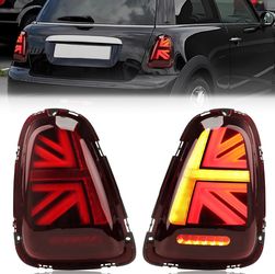 LED Union Jack Tail Lights For 2007-2013 BMW Mini Coop-Er