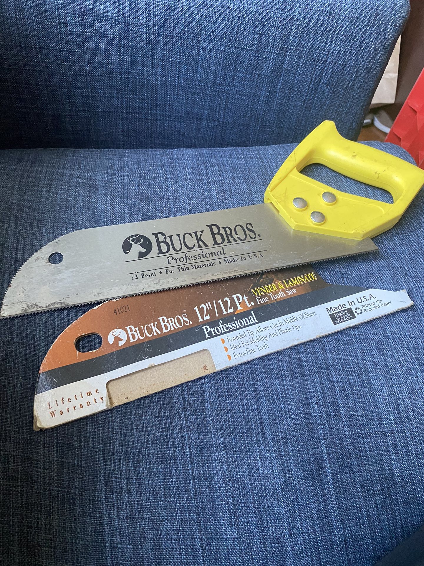 Buck Bros. 12”. Sierra. Chapeado Y Laminado