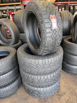 275/55R20 GOOD YEAR WRANGLER A/T full tires set