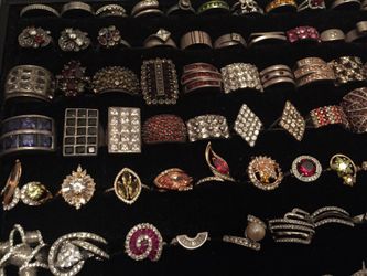 Beautiful sterling silver rings and bracelets