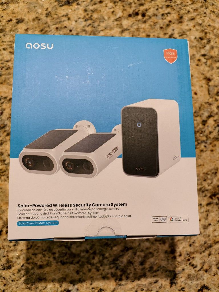 Aosu P1 Max Home Security System With Home Cortex