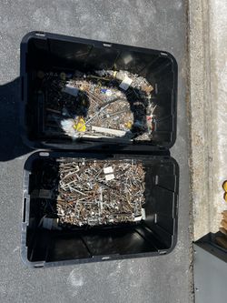 100+ lb Mixed Nuts Bolts Screws Washers Hardware Lot Unsorted from edelmann storage shelving unit