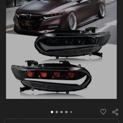 Demon Eye Headlights For 2018 Threw 2022 Honda Accord 