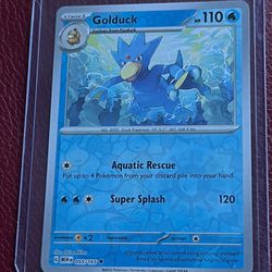 Golduck 55/165 REVERSE HOLO Scarlet & Violet 151 Pokemon Card NM