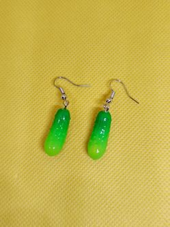 Pickle Dangle Earrings