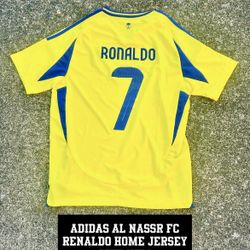 Adidas Al Nassr FC Renaldo Jersey Like New Size XL