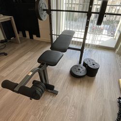 Barbell Bench with weights!