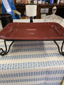 Longaberger Tray and Stand.