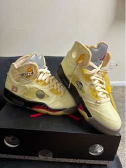Jordan 5 off whites