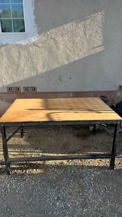 Heavy Duty Workbench with extension on legs for taller