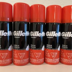 (PACK OF 5) GILLETTE FOAMY