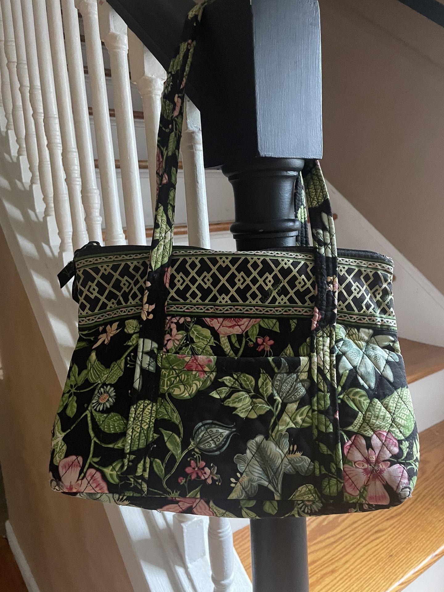  Vera Bradley Botanica Med Tote 11.5x 8